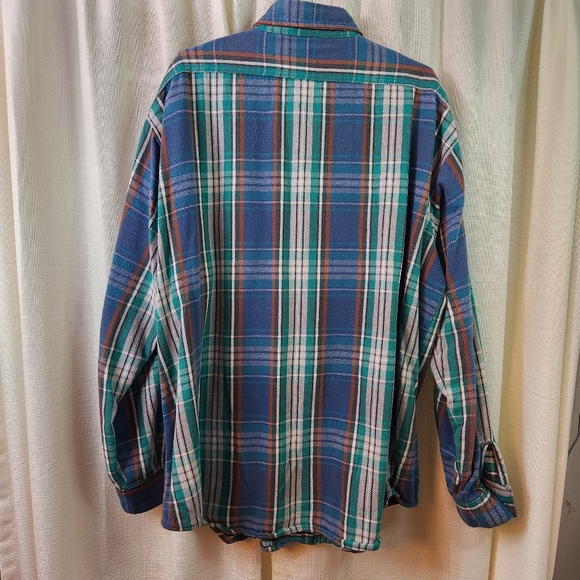 🌲 Vintage Five Brothers Plaid Shirt Grunge 2XL 🤠 - Picture 7 of 7